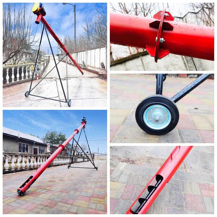 Шнековий навантажувач 219*4м,  конвеєр, протруювач, погрузчик, шнек