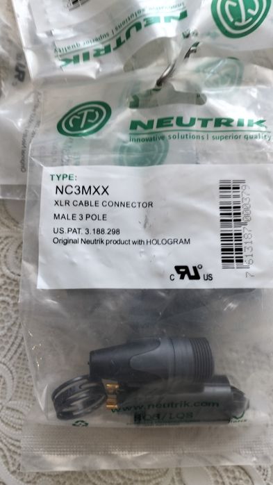 XLR  Neutrik .кабель xlr