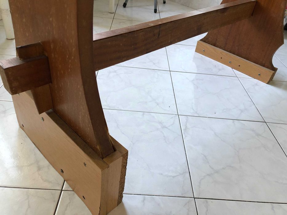 Mesa Cozinha Madeira/Cerâmico