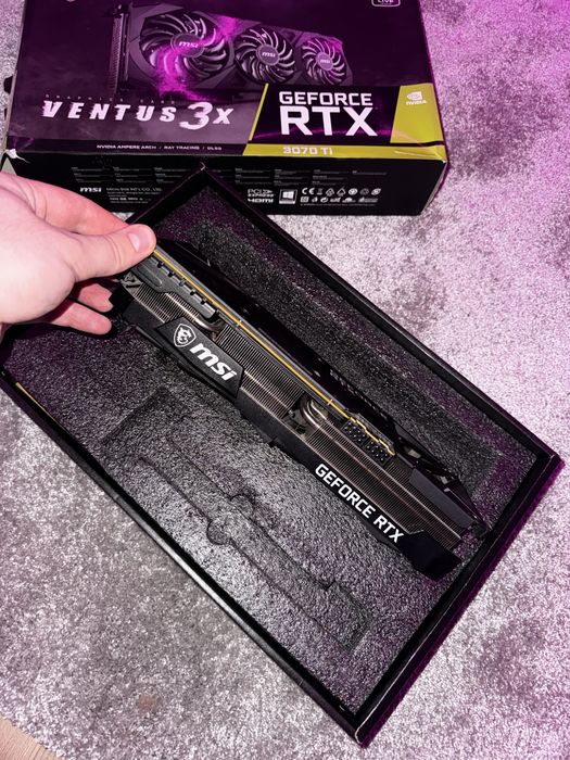 Відеокарта RTX 3070TI MSI ventus 3x