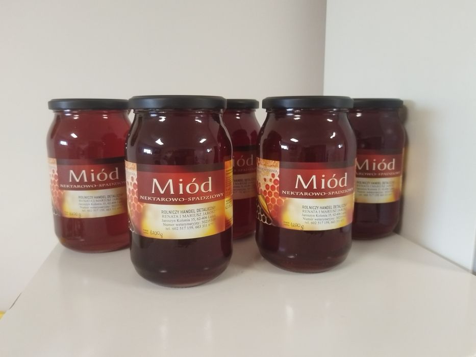 Miód Nektarowo - spadziowy 1200g