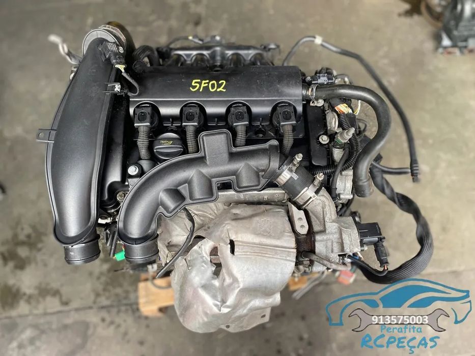 Motor Completo 5F02 1.6 THP 156cv Mini Cooper S Citroen DS3 Peugeot RCZ