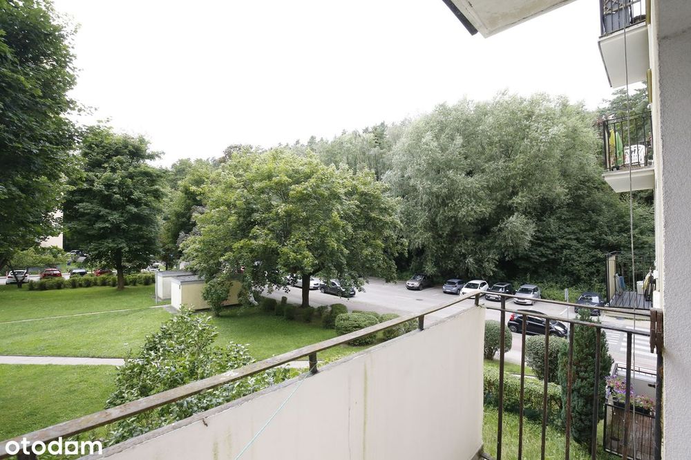Słoneczne mieszkanie 2-pok obok lasu