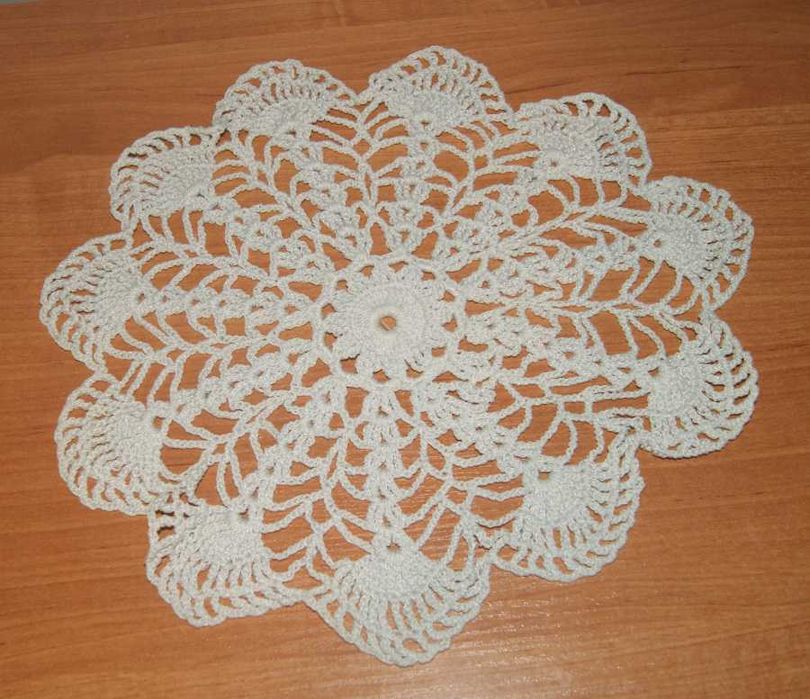 Serwetki ręcznie wykonane PRL 4 sztuki