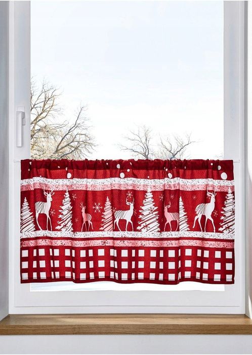 B.P.C zazdrostka ze wzorem świątecznym ^90x31cm/1