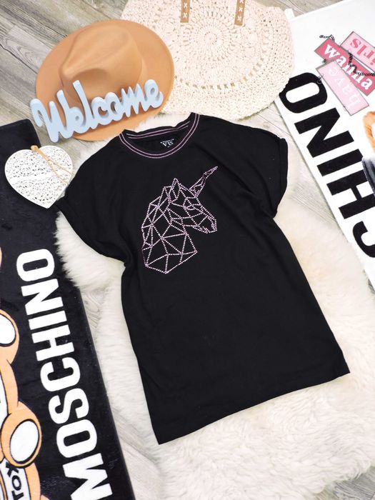 VRS - tunika t-shirt oversize unicorn cyrkonie r 152