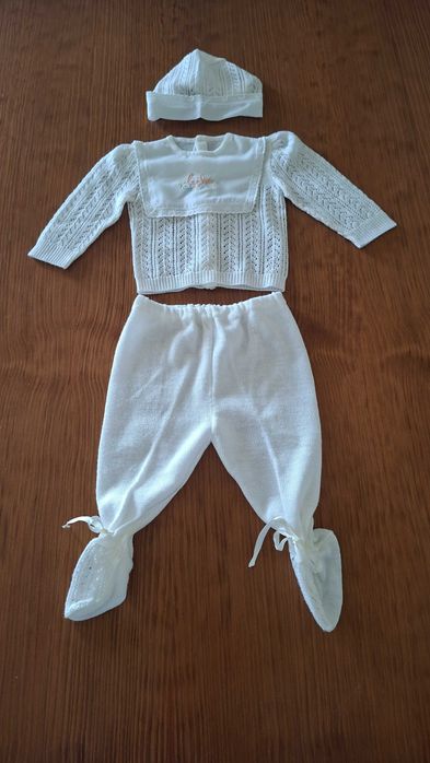 Conjunto Roupa de Bebê Bordado