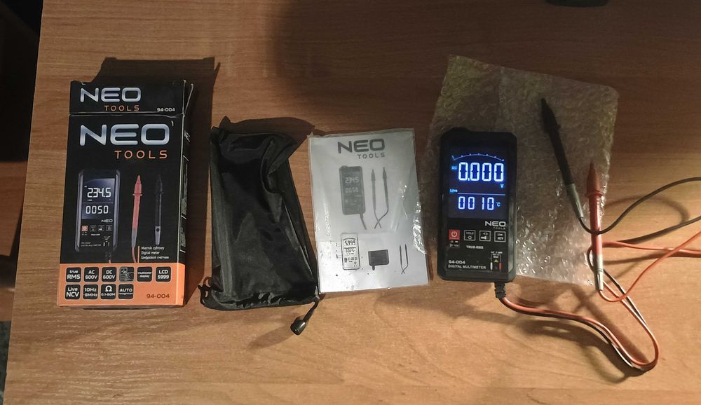 miernik wielofunkcyjny, miernik napięcia, multimetr neotools 94-004