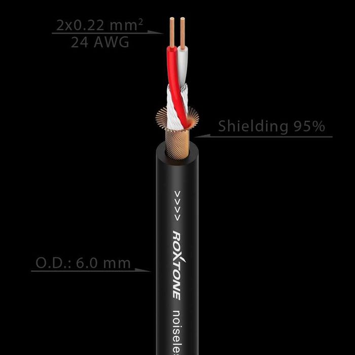 Kabel mikrofonowy SMART Roxtone SMXJ210L3 3m