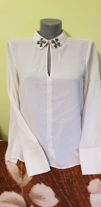 Biała bluzka ZARA r.M