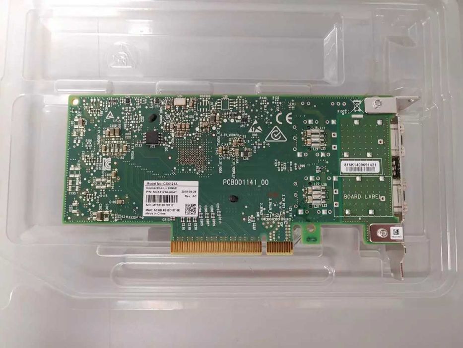 Мережева карта NVIDIA Mellanox Connectx-4 Lx 2х 25\10 Gbps SFP28 PCI-E