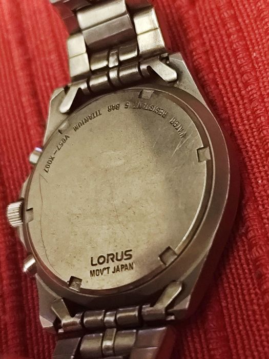 Relógio Lorus Titanium Chronograph,entrego em mão Lisboa ou envio CTT