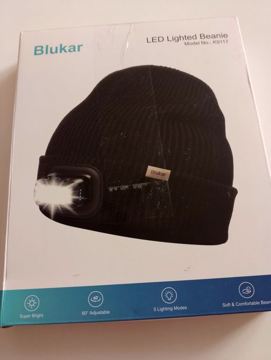 Czapka z latarką Blukar nowa