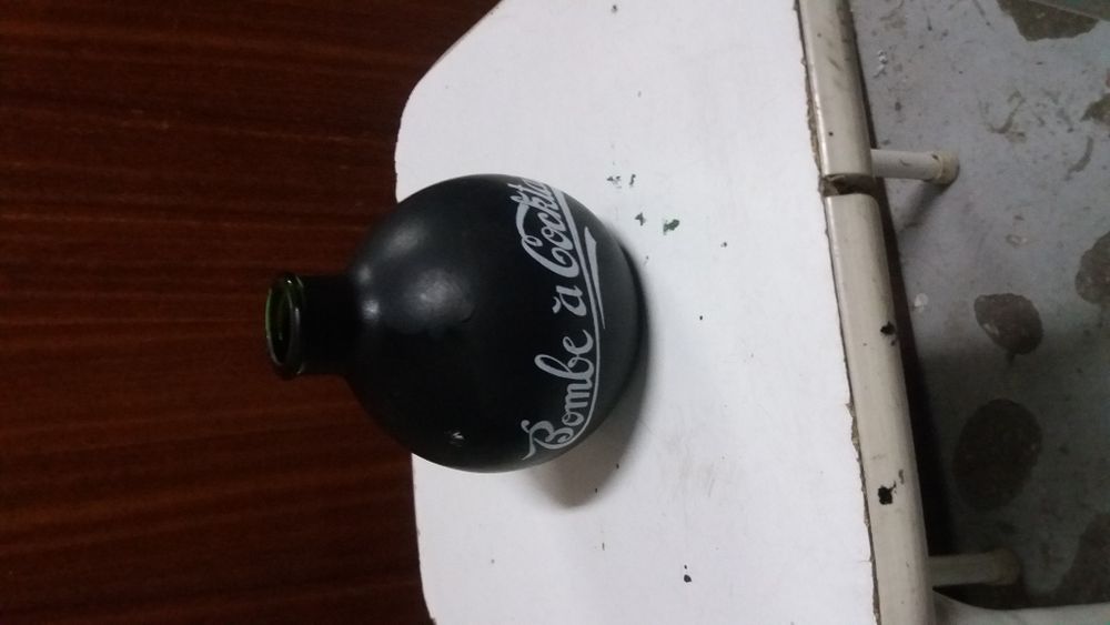 Garrafa coleção de vidro vintage rara.