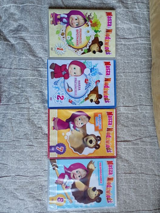 PłytyBajki na  DvD Masza i niedźwiedź