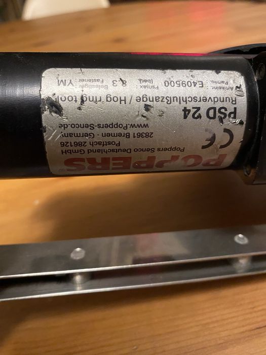 Agrafador Pneumático POPPERS PSD24 para Argolas (Hog Rings)