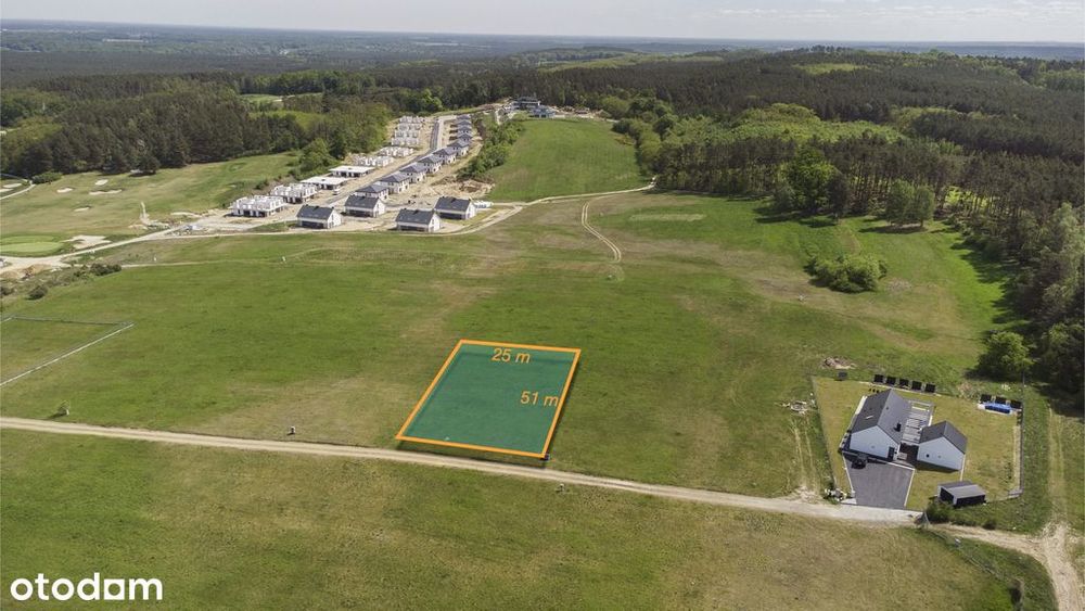Przytok: 1275m2 pod dom. Media na działce