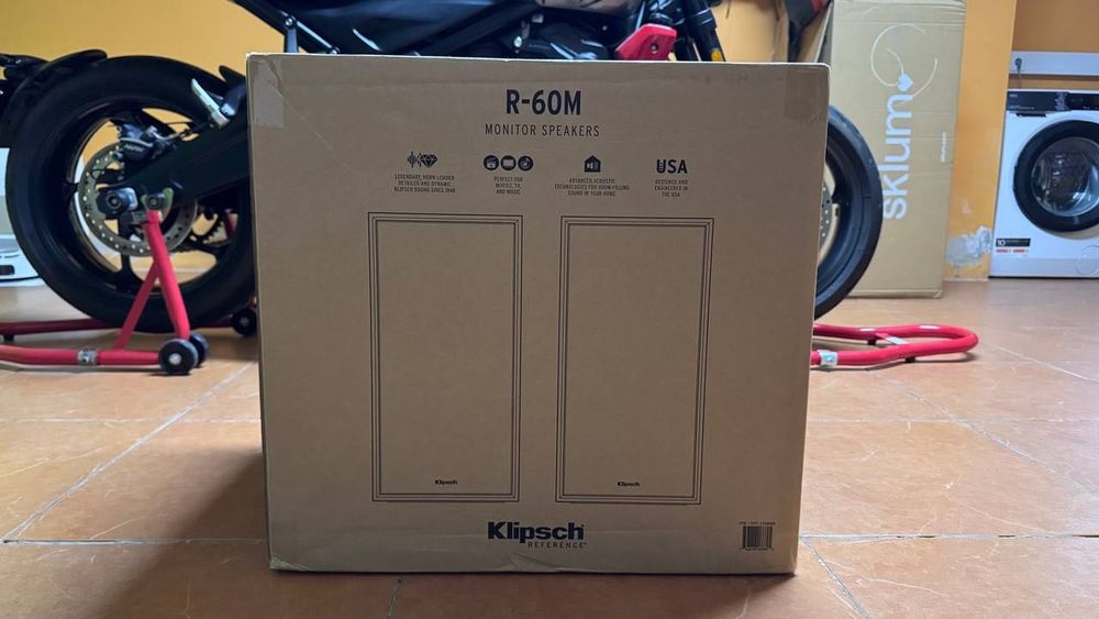 Colunas Klipsch R-60M – novas, seladas | Linha Reference