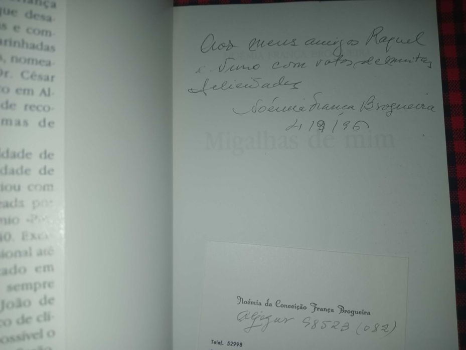 Migalhas de mim de Noémia França Brogueira