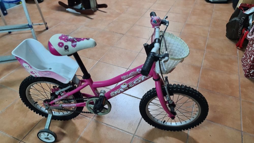 Bicicleta menina Hello Kitty