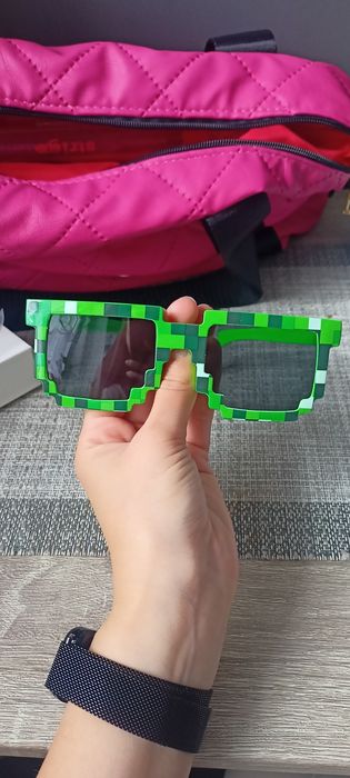 Okulary Minecraft
