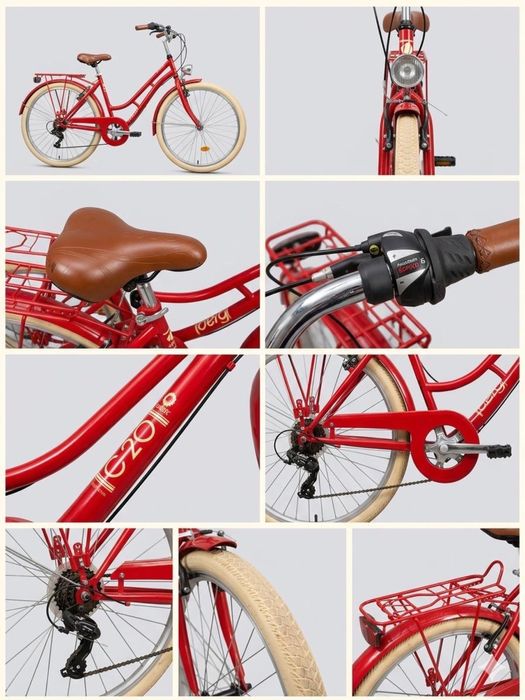 Bicicleta berg vermelha