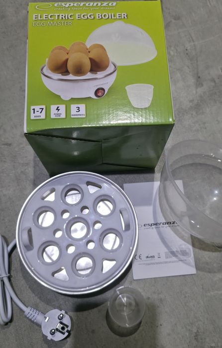 Jajowar elektryczny  mozliwosc gotowania od 1 do 7 jajek jednoczesnie
