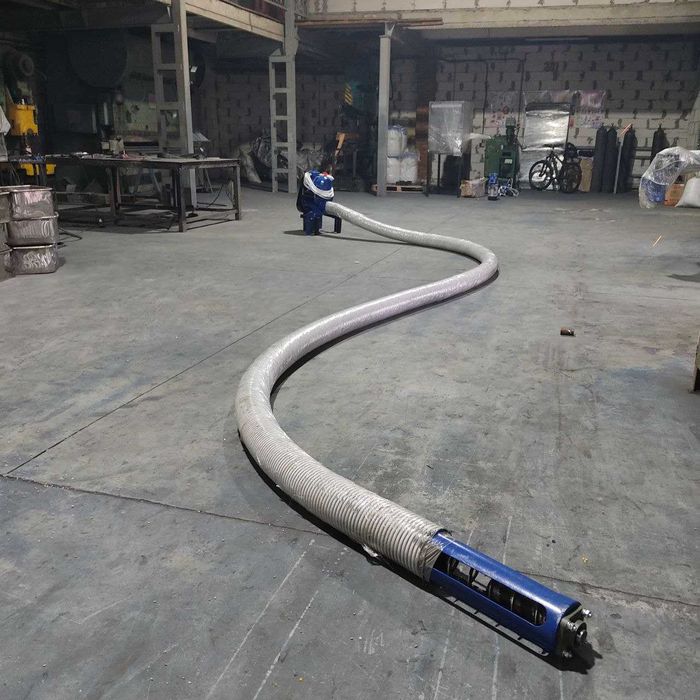 Гнучкий шнековий навантажувач 127 мм х 8000 мм х 380В від виробника