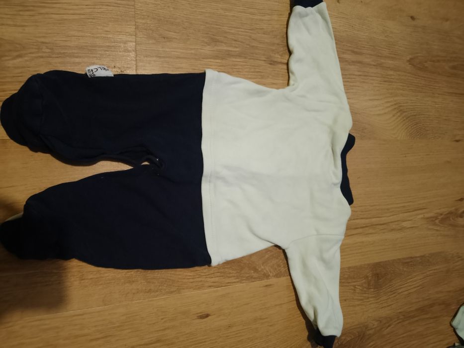 Elegancki Pajacyk 56cm niemowlęcy do chrztu