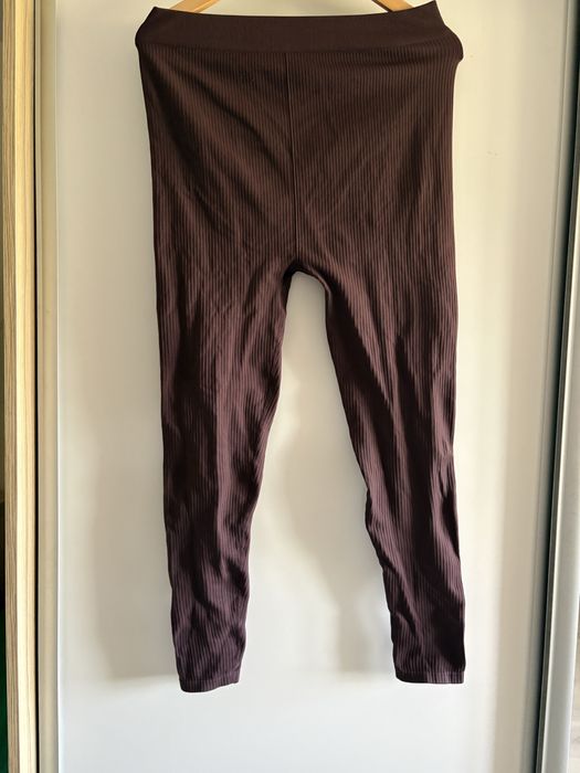 Legginsy damskie brazowe