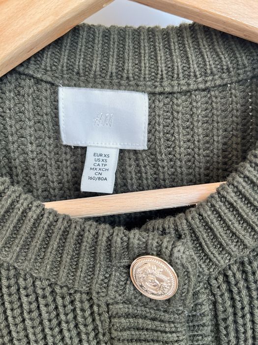Светр H&M на ґудзиках XS