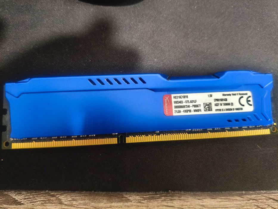 Оперативна пам'ять DDR3 Kingston Hyperx furi 8 G