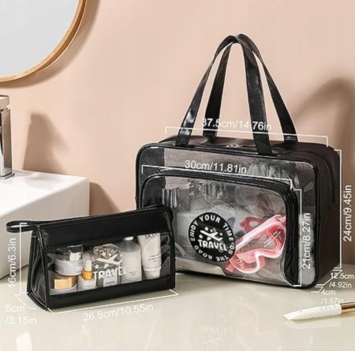 Torba podróżna zestaw 2szt duża i mała