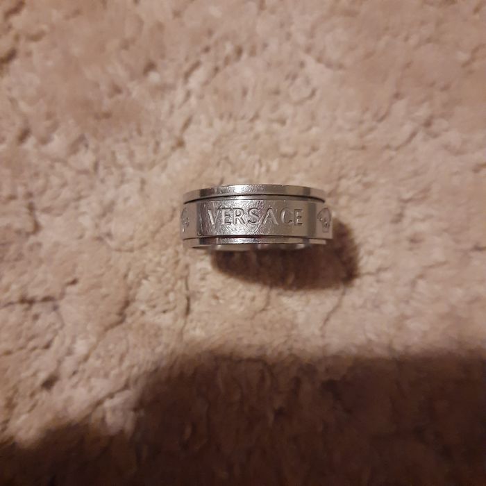 Кільце Versace сталь