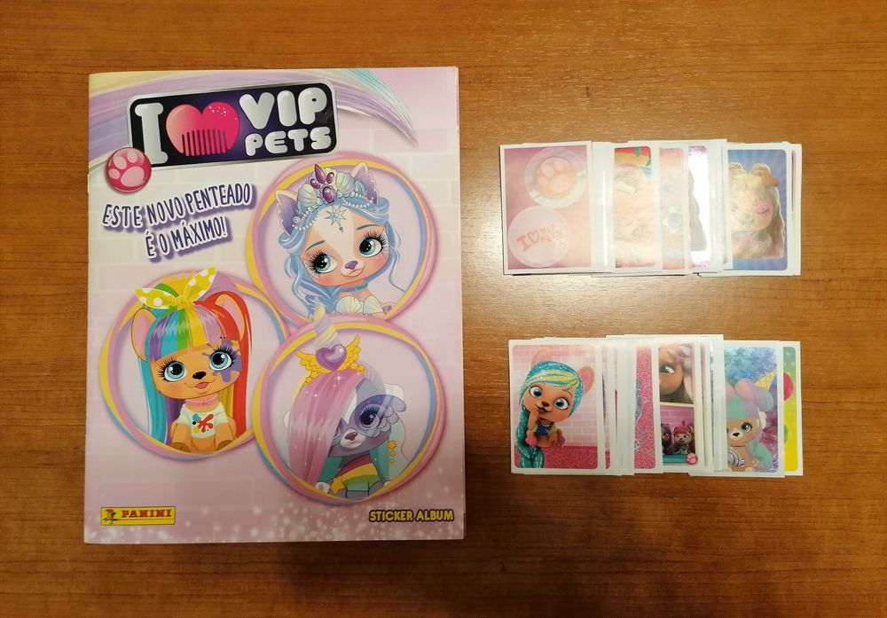 Cromos da colecção I Love VIP Pets (para venda)