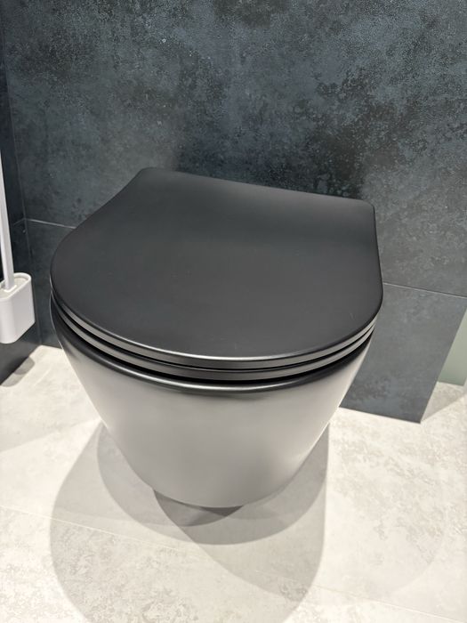 Miska WC czarny mat