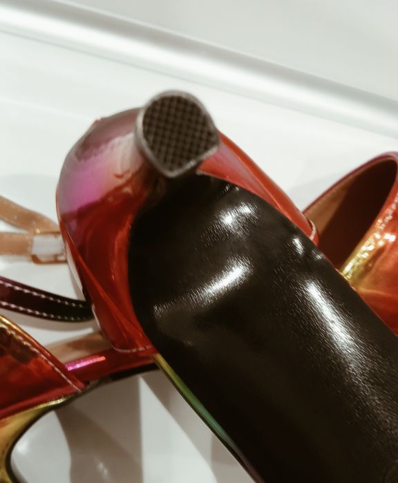 Nowe buty damskie szpilki tęczowe/40