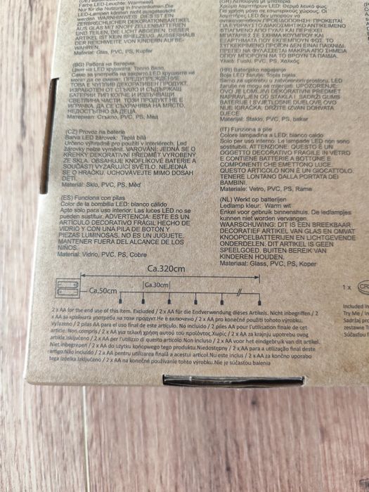 Łańcuch LED dekoracja