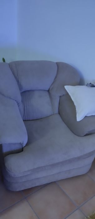 Sofá cama com 2 poltronas