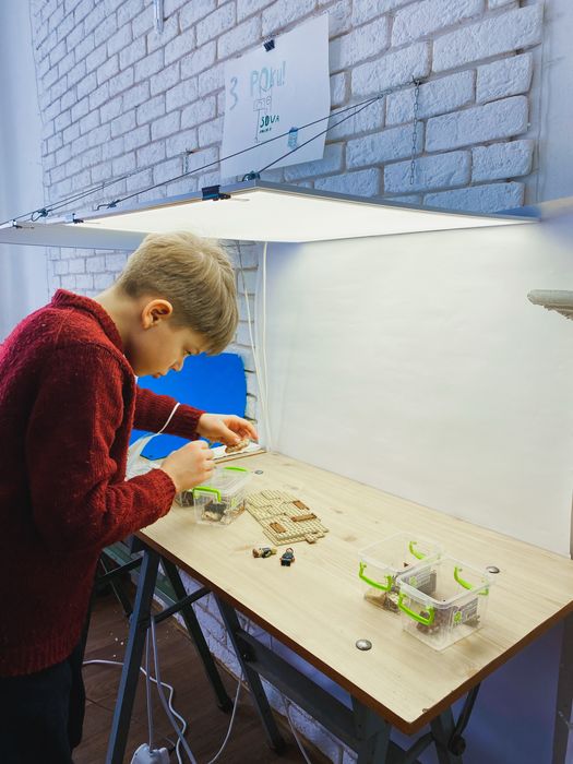 LED панелі 60×60 см 40 Вт 4100K стельові світильники для офісу, студії, підвісного монтажу, пісочної анімації, лайтбоксу, фотозони