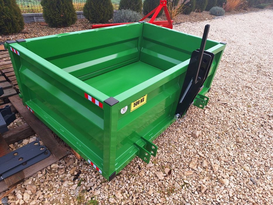 Skrzynia transportowa do ciągnika TUZ przód lub tył Lemiesz do śniegu