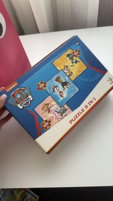 Дитячі пазли Щенячий патруль 9 коробок