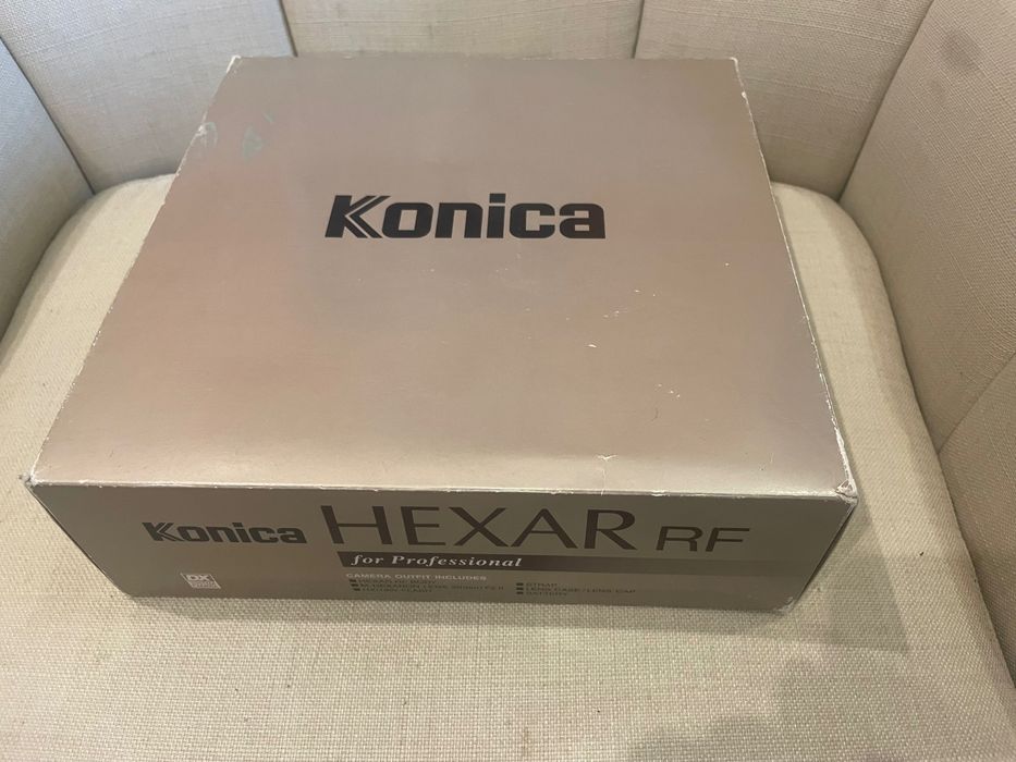 Aparat Konica Hexar RF + 50/2 M-Hexanon, zestaw
