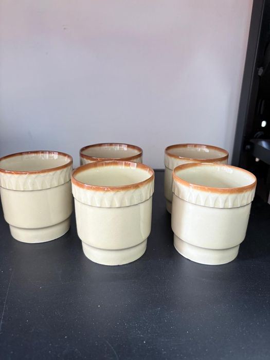 Kultowe kubki barowe PRL ceramika Tułowice