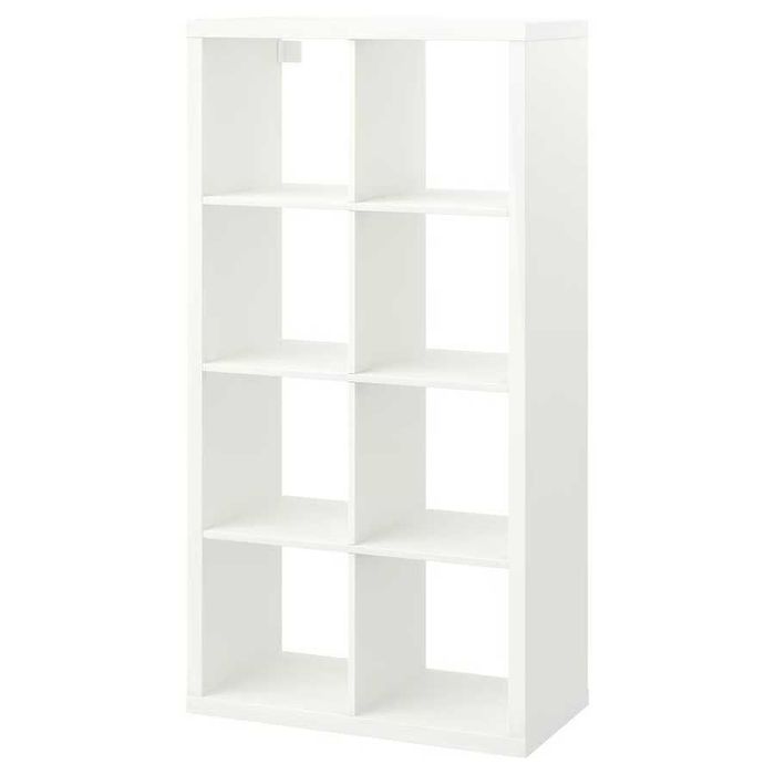 półka biała nowa KALLAX Regał, biały, 77x147 IKEA 2 szt -- Nowy w kartonie
