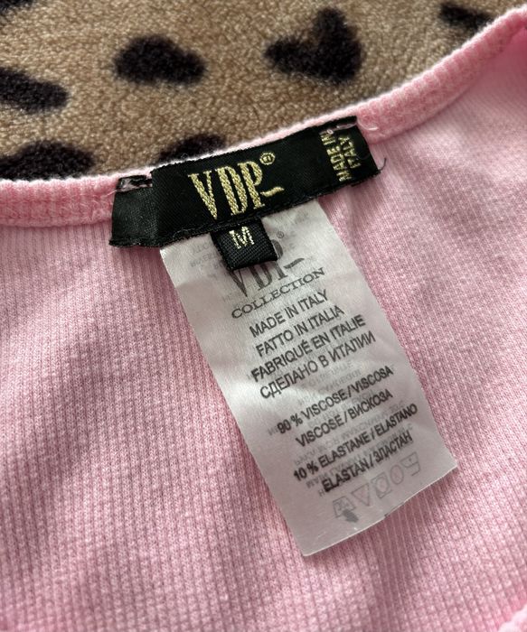 розовая майка vdp в стразах s y2k bimbo италия