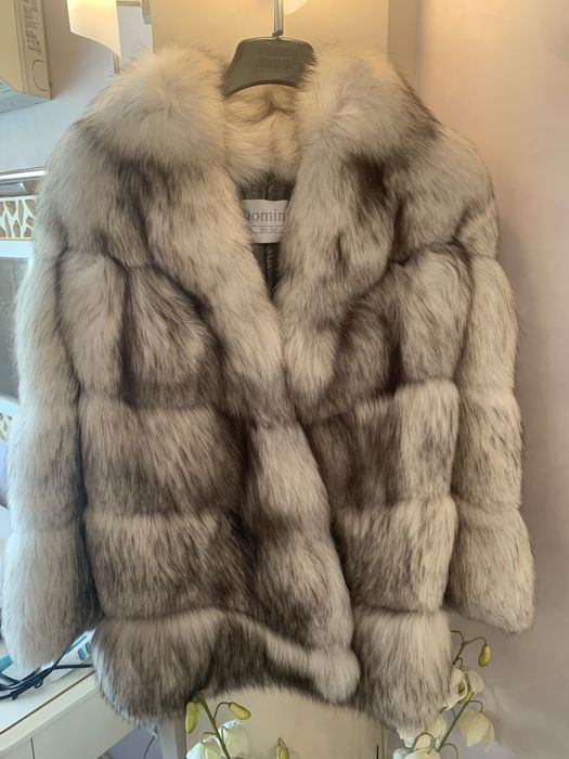 Шуба из цельных шкурок песца