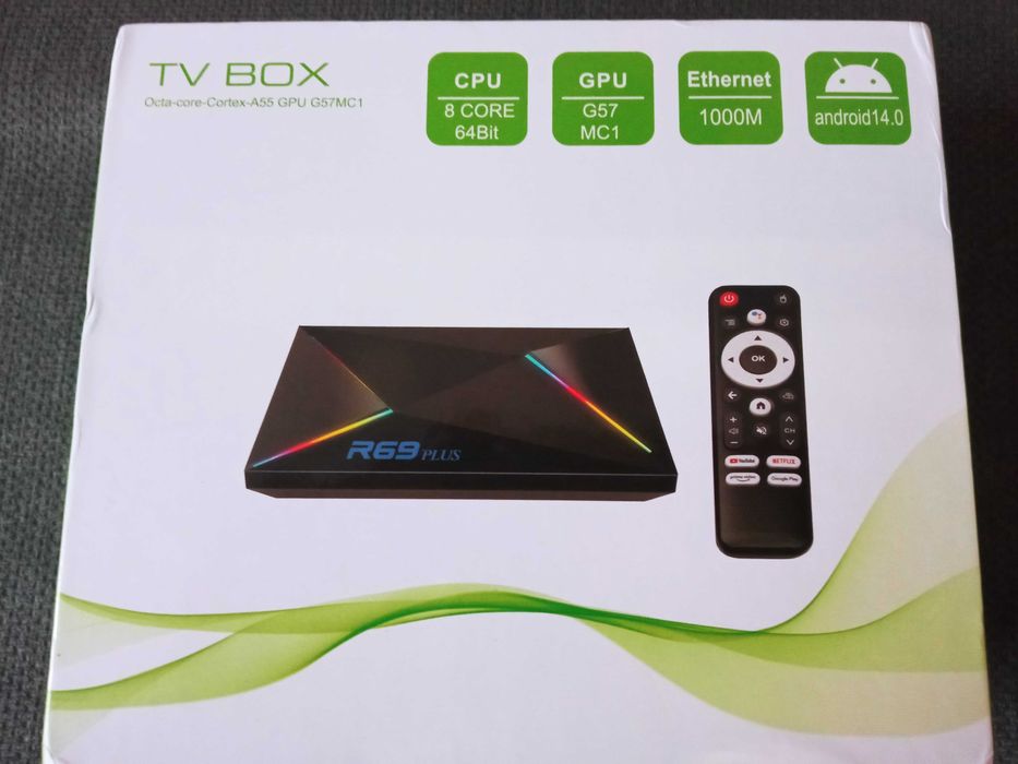 Tv box R69 Plus 4/32Gb Android 14 H728
