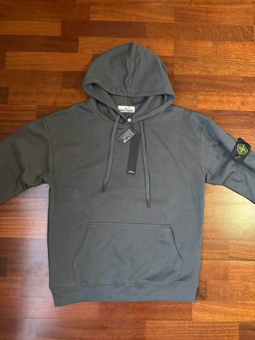 Чоловічий худі stone island сірий