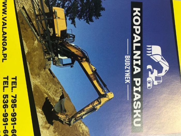 Kopalnia w Budzynku, piach, piasek, żwir, transport, otoczaki, drenaż